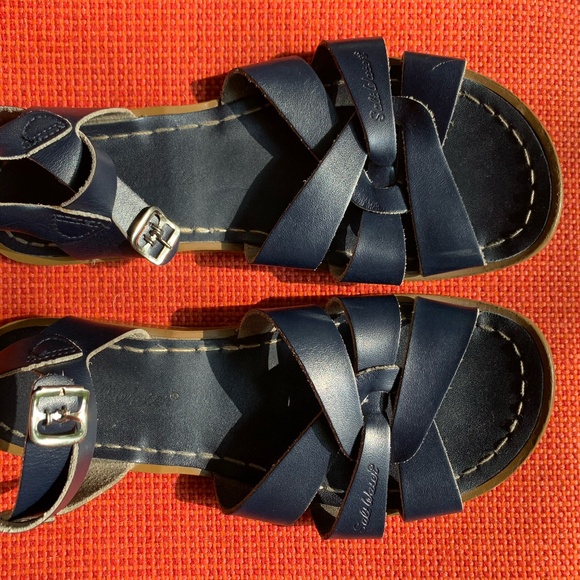 Salt Water Sandals by Hoy - Navy Blue Sandals - Picture 3 of 5